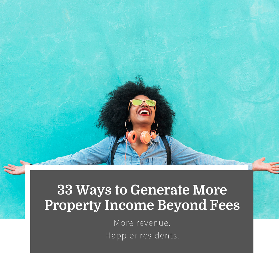 33 Ways to Generate More Property Income Beyond Fees