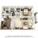 One Bedroom Floor Plans