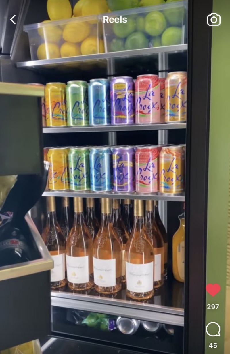 This might be the WOWest of any WOW fridge ever! It’s at the Kipps Bay designer show house in Palm Beach, Florida. How the cabinets and drawers are filled is inspiring!  <br /><br />For the full effect, check out the reel: https://www.instagram.com/reel/Car9JcRjAjI/?utm_medium=copy_link