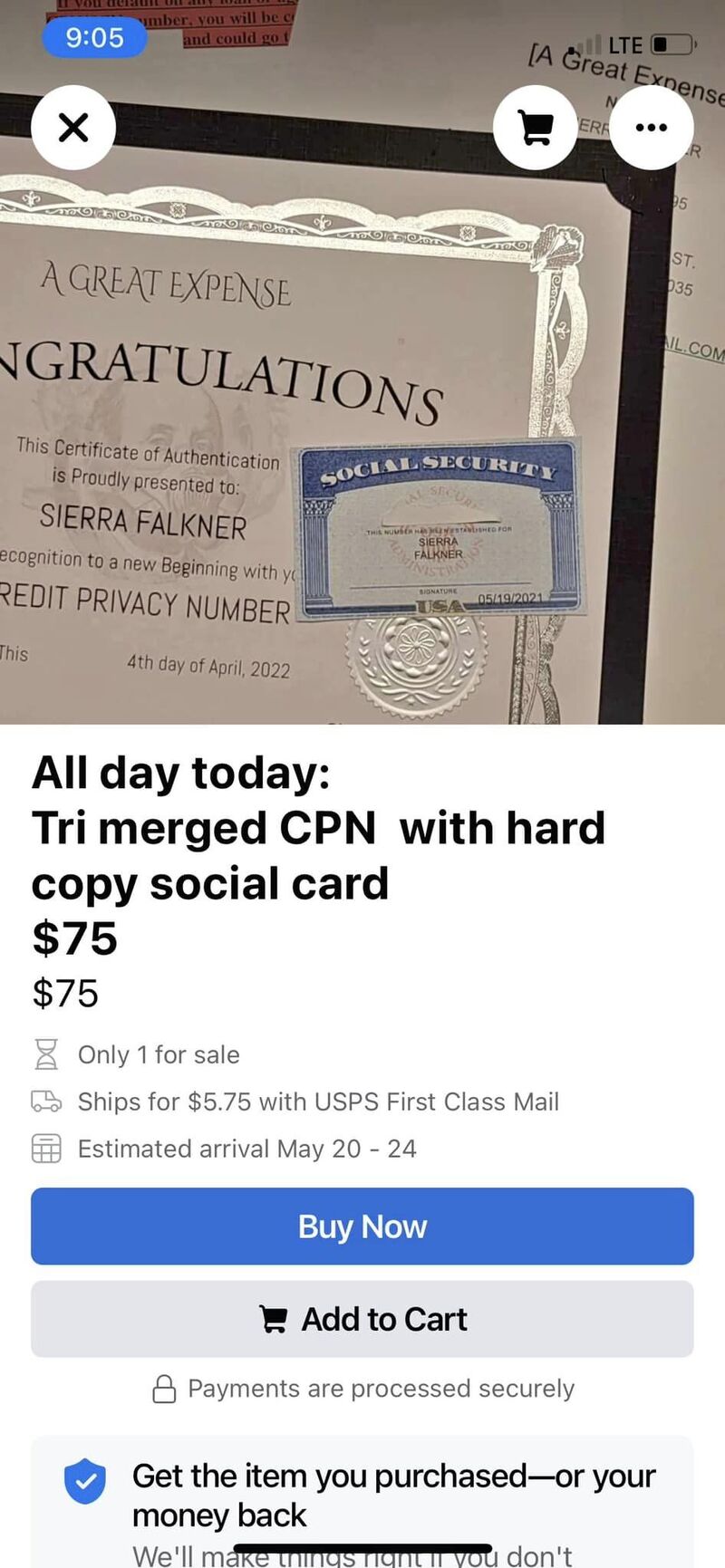 CPN NUMBERS. I’m curious. How are you handling these? Credit screens show “SSN has never been issued” or “issued after 2011”. However, screening models will still approve these. The screening score might even be good if the applicant has managed to obtain a credit card with their CPN number. Is anyone asking for copy of the SS card? Is there any point since the cards are often sold in a “package” with the CPN number?