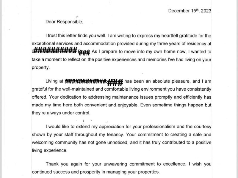 As a Director I create many policies to keep property safe and doing good . Not always a fan favorite, it was nice to get this through my drop box. ❤️????